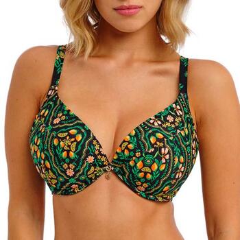 Freya Swim Sunset In Seville Black/Print Padded Bra