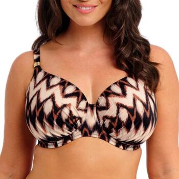 Fantasy Swim Sabana Brown/Print Soft-Cup Bikini Bra