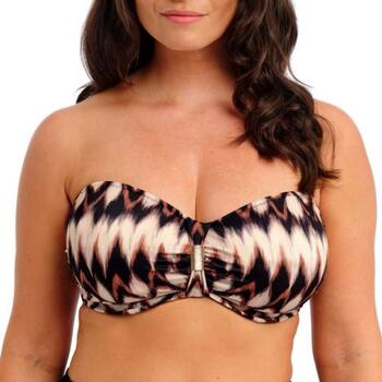 Fantasy Swim Sabana Brown/Print Soft-Cup Bikini Bra