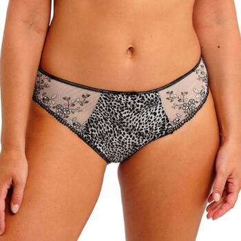 Fantasy Lingerie Lindsey Black/Print Brief