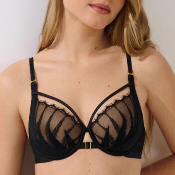 Lisca Lovelace Black Padded Bra