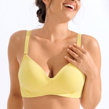 Lisca Pompeya Yellow Wireless Bra