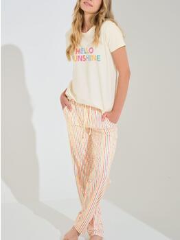 Lisca Rainbow Print Pajama
