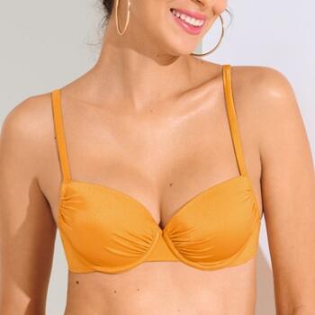 Lisca Swimwear Karpathos Ochre Yellow Padded Bikini Bra