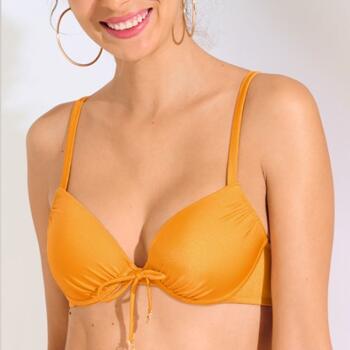 Lisca Swimwear Karpathos Ochre Yellow Push Up Bikini Bra