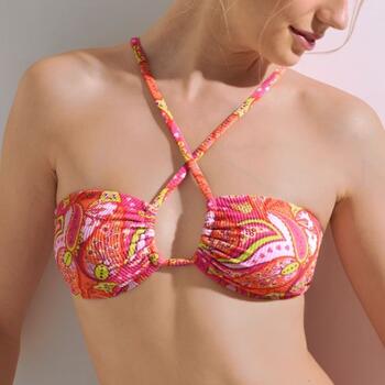 Lisca Swimwear Kavala Coral Soft-Cup Bikini Bra