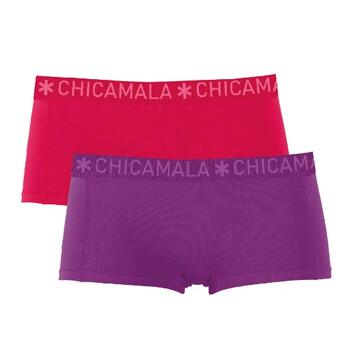Chicamala Solid Purple Short