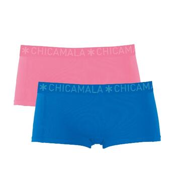 Chicamala Solid Blue/Pink Short