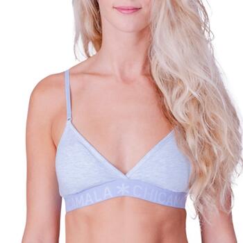 Chicamala Solid Blue Non-padded bra