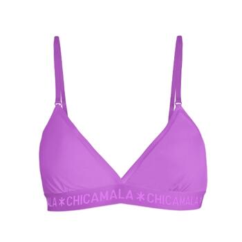Chicamala Solid Purple Non-padded bra