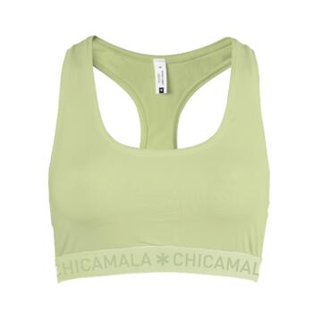 Chicamala Solid Green Non-padded bra
