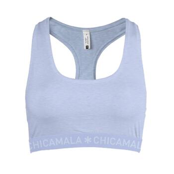 Chicamala Solid Blue Non-padded bra