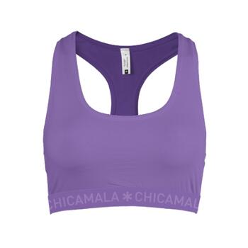 Chicamala Solid Purple Non-padded bra