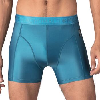 Muchachomalo Solid  Blue Swim Boxer