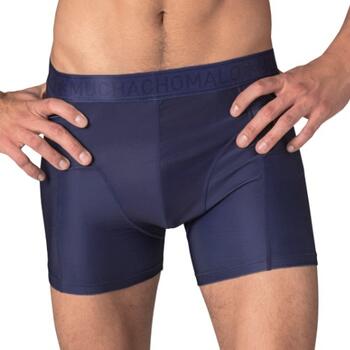 Muchachomalo Solid  Navy BLue Swim Boxer