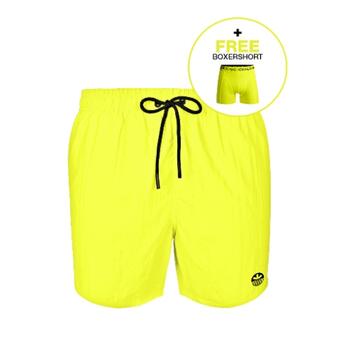Muchachomalo Solid  Neon Yellow Swimshort