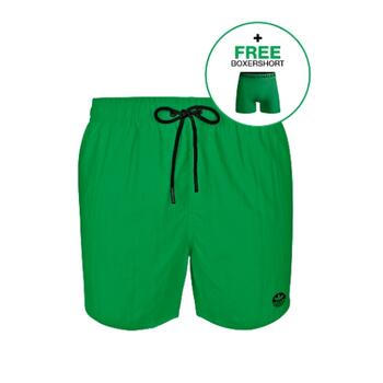 Muchachomalo Solid  Green Swimshort