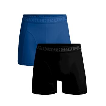 Muchachomalo Solid  Black/Blue Boxer Short