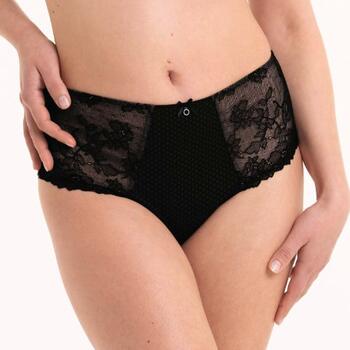 Rosa Faia Eloise Black High Waist Brief