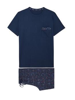 HOM Broceliande Navy BLue Pajama