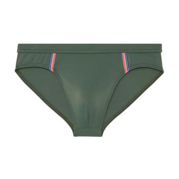 HOM Swimwear Nautical Cup Khaki Swim Brief