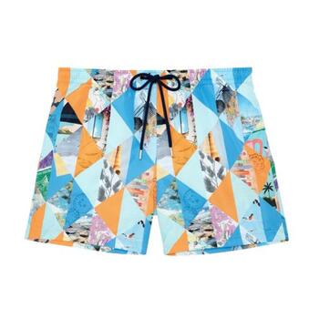 HOM Swimwear Port Cros Blue Swimshort