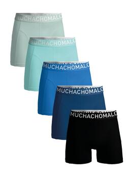 Muchachomalo Solid  Black Cotton Boxer Short