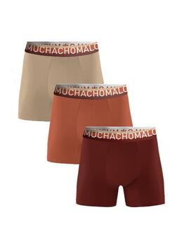 Muchachomalo Solid  Red Cotton Boxer Short
