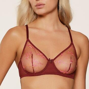 LingaDore Beautiful Bordeaux Port Non-padded bra