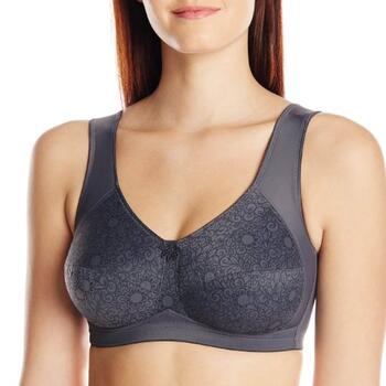 Anita Flora Anthracite Wireless Bra