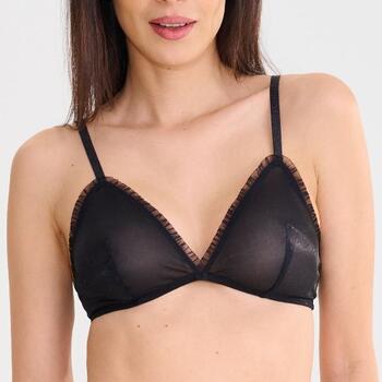 Lisca Shiny Star Black Non-padded bra