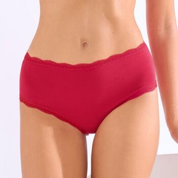 Lisca Everyday Red High Waist Brief