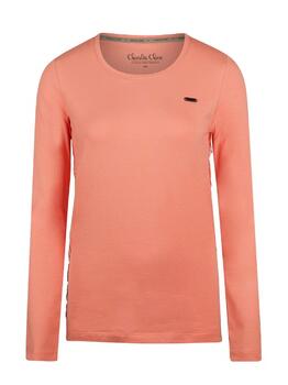 Charlie Choe Lovely Nights Coral Pyjama Shirt