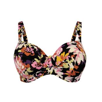 Rosa Faia Swimwear Luna Black Soft-Cup Bikini Bra