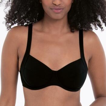 Rosa Faia Swimwear Sibel Black Soft-Cup Bikini Bra