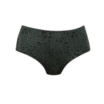 Rosa Faia Joy Green/Print High Waist Brief