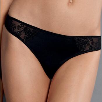 Rosa Faia Grazia Black Thong