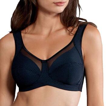 Anita Clara Blue/Black Wireless Bra