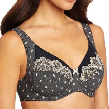 Anita Versailles Black/Print Non-padded bra