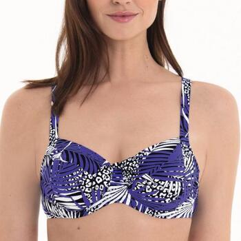 Rosa Faia Swimwear Leandra Blue Padded Bikini Bra