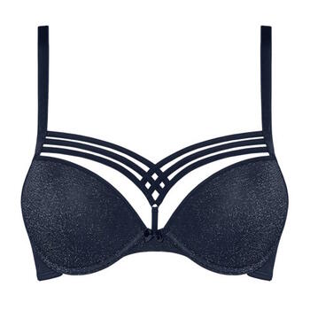 Marlies Dekkerssample Dame de Paris Navy BLue Push Up bra