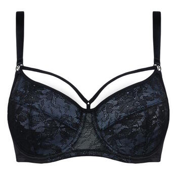 Marlies Dekkerssample Space Odyssey Blue/Black Non-padded bra