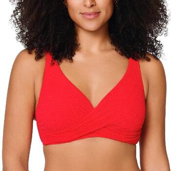 LingaDore Beach Stand Out Red Soft-Cup Bikini Bra