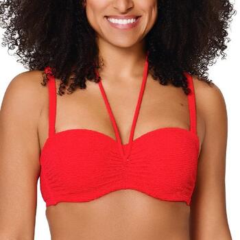 LingaDore Beach Stand Out Red Padded Bikini Bra