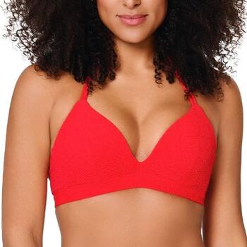 LingaDore Beach Stand Out Red Padded Bikini Bra