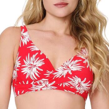 LingaDore Beach Fresh Flowers Red Padded Bikini Bra
