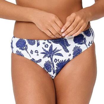 LingaDore Beach Under The Greek Sun Blue/White Bikini Brief