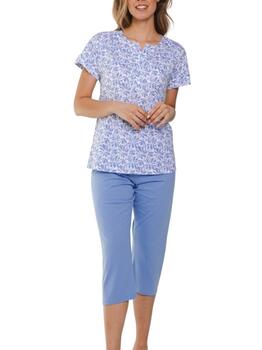 Pastunette Dames Blue Pajama