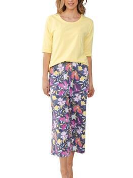 Pastunette Dames Yellow Pajama