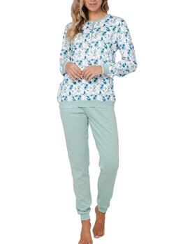 Pastunette Dames Green Pajama